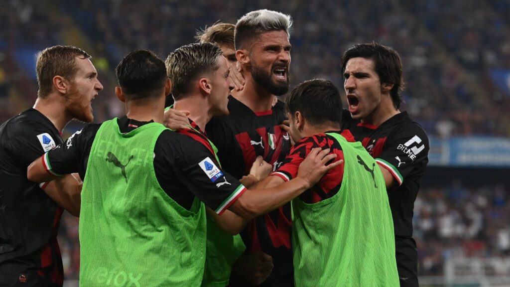 Dengan 10 Pemain, Milan Bungkam Tuan Rumah Sampdoria