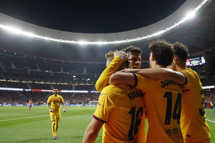 Barcelona Bekuk Atletoco 3-0 di Wanda Metropolitano, GusurGirona dari Posisi Kedua