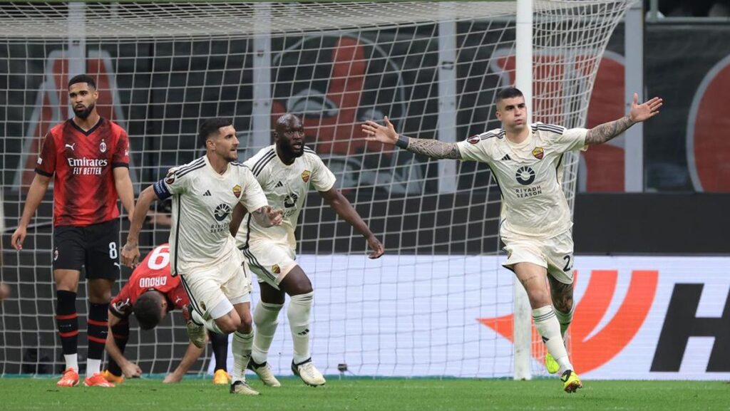 AC Milan Menyerah 0-1 dari AS Roma di Leg Pertama Perempat Final Liga Europa 2023/2024