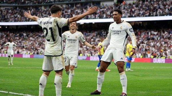 Menang 3-0 Atas Cadiz, Real Madrid di Ambang Juara LaLiga2023/2024