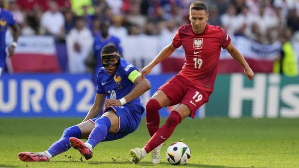 Diimbangi Polandia, Prancis ke 16 Besar Euro 2024 sebagai Runner-up